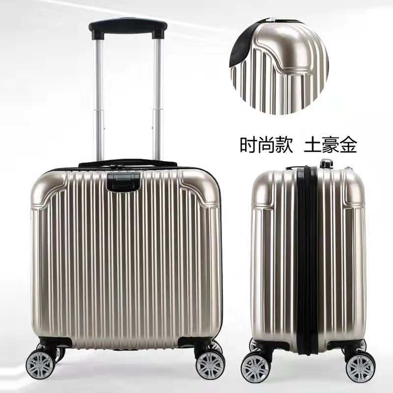 深圳廠家定制款18寸剎車輪登機箱 拉鏈行李箱批發(fā) 小箱子萬向輪拉桿箱3008報價