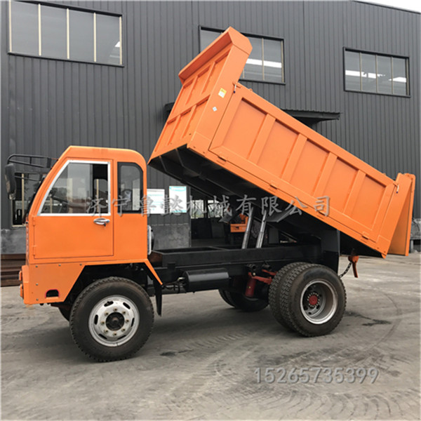 廠家供應(yīng)井下運(yùn)礦車 配有減速箱自卸式翻斗車 井下礦用四不像車 礦用自卸車