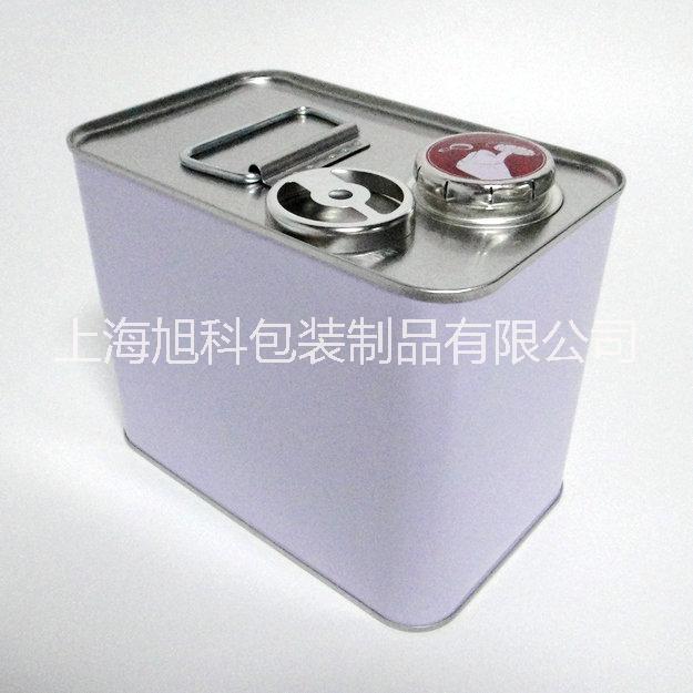 2L方鐵罐石化油樣罐樣品罐2kg化工鐵方罐馬口鐵化工罐溶劑罐