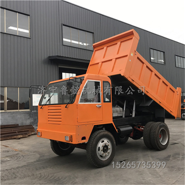 廠家供應(yīng)井下運(yùn)礦車 配有減速箱自卸式翻斗車 井下礦用四不像車 礦用自卸車