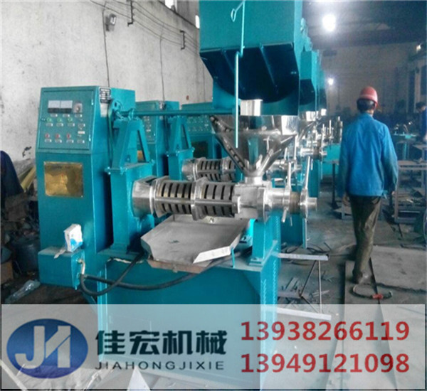 供應(yīng)全自動(dòng)控溫花生榨油機(jī) 多功能出油率高螺旋榨油機(jī)
