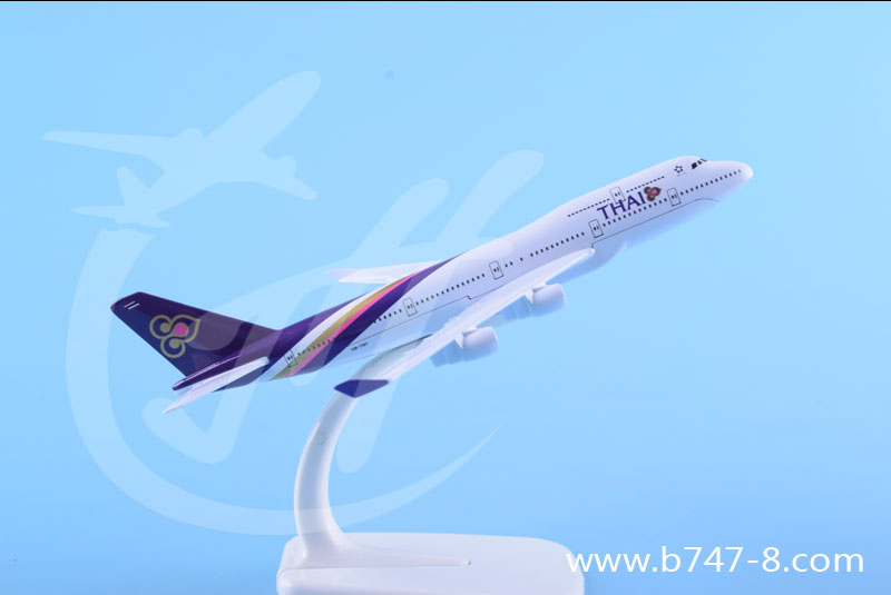 飛機(jī)模型波音B747-400泰航合金迷你熱銷仿真航模玩具禮品擺件收藏品16cm