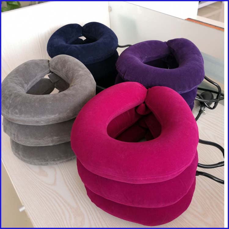 廠家直銷三管全絨便攜式頸椎牽引器 【批發(fā)】三管全絨便攜式頸椎牽引器