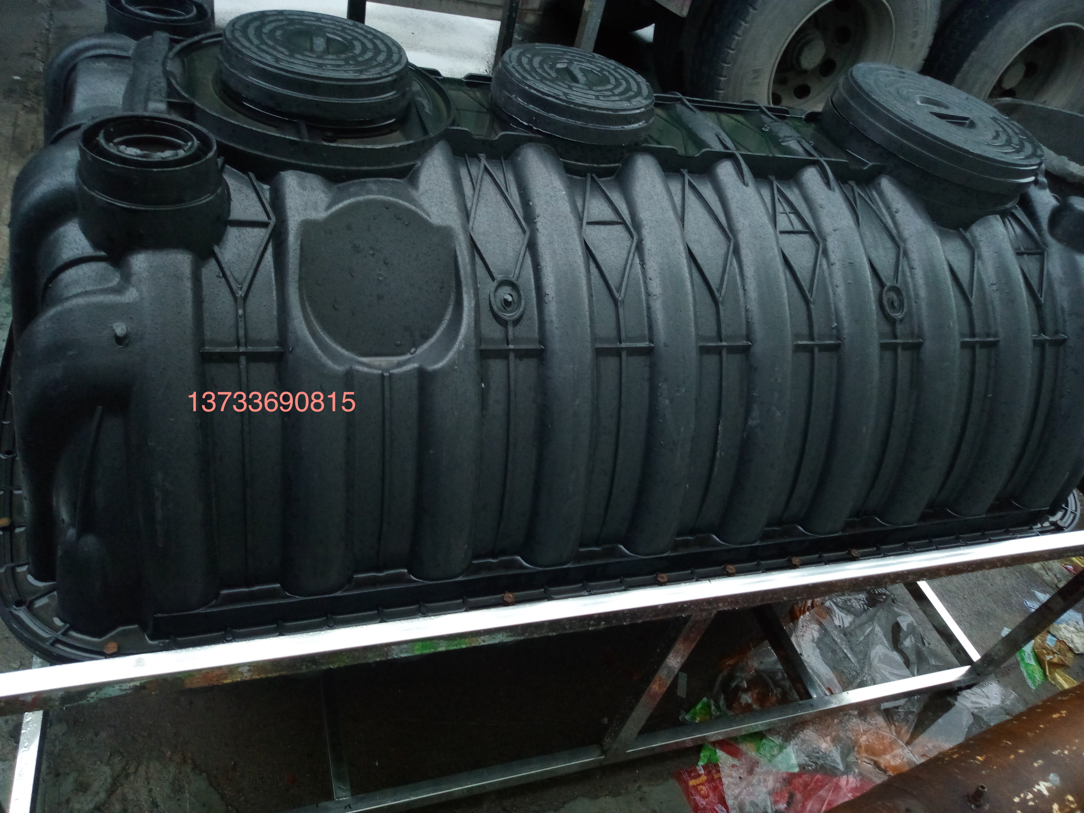 塑料化糞池廠家雙翁三格化糞池