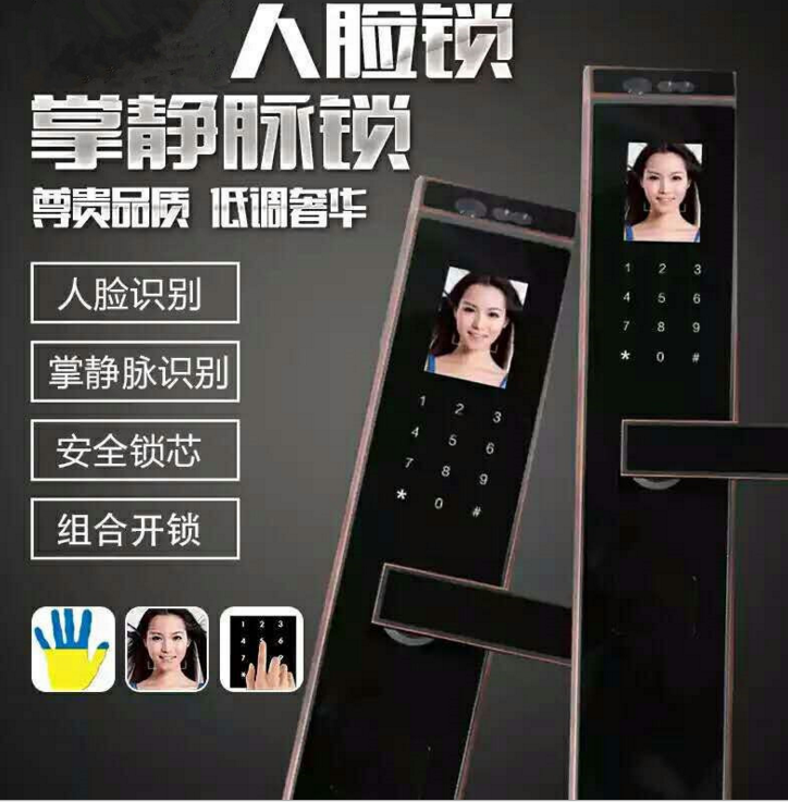 高清人臉鎖 辦公室人臉鎖 新款智能人臉鎖 人臉鎖廠家