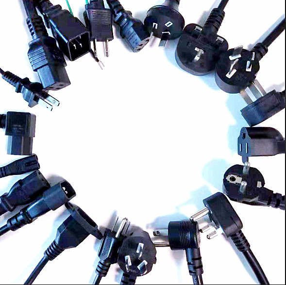 廠家直銷電源線歐規(guī)插頭線1.5米