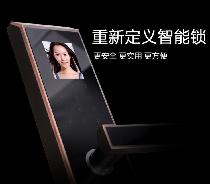 自動(dòng)感應(yīng)人臉鎖  全自動(dòng)人臉識(shí)別鎖  歐式高端人臉識(shí)別智能鎖