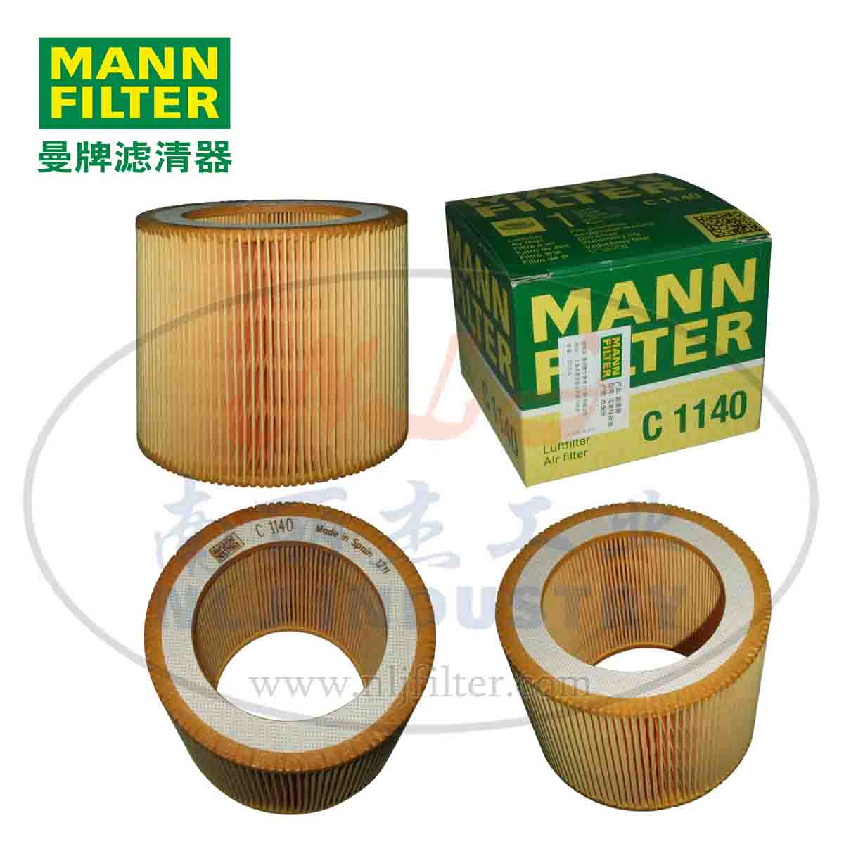 MANN-FILTER(曼牌濾清器)空濾C1140