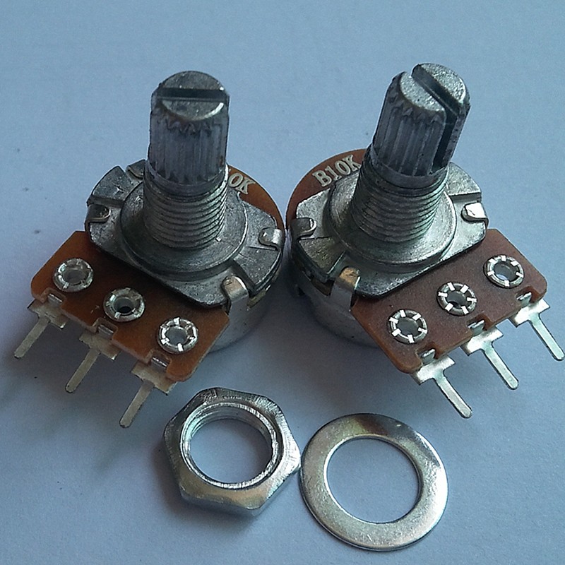 廠家生產(chǎn)WH148金屬柄3腳單聯(lián)直腳電位器 電阻調(diào)光器  可調(diào)電阻