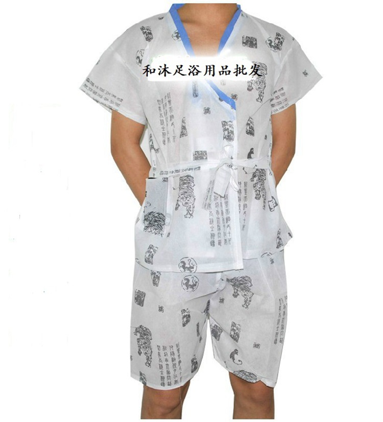 一次性桑拿服無(wú)紡布桑拿按摩浴衣