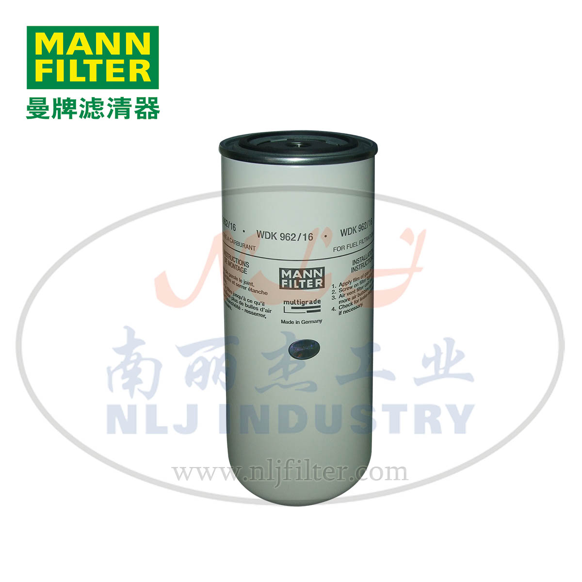 MANN-FILTER(曼牌濾清器)燃濾WDK962/16