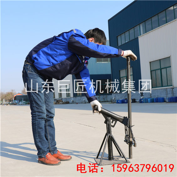 山東華巨便攜取土鉆機QTZ-1沖擊式淺層取樣鉆機市場熱銷