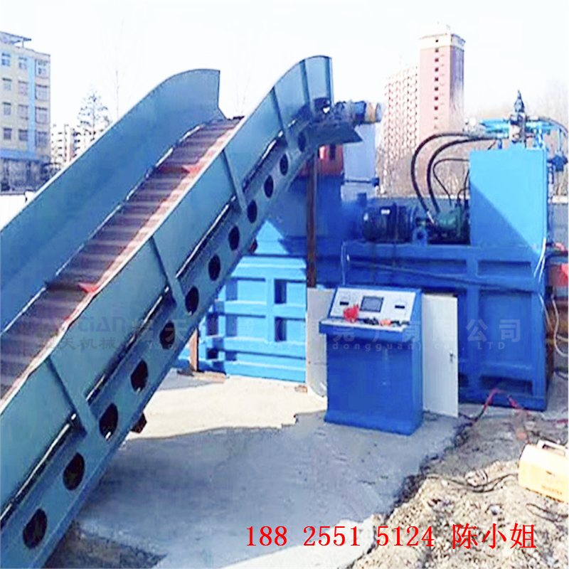 臥式液壓廢紙打包機(jī) 棉花薄膜布匹壓包機(jī) 全自動(dòng)壓縮捆扎機(jī)