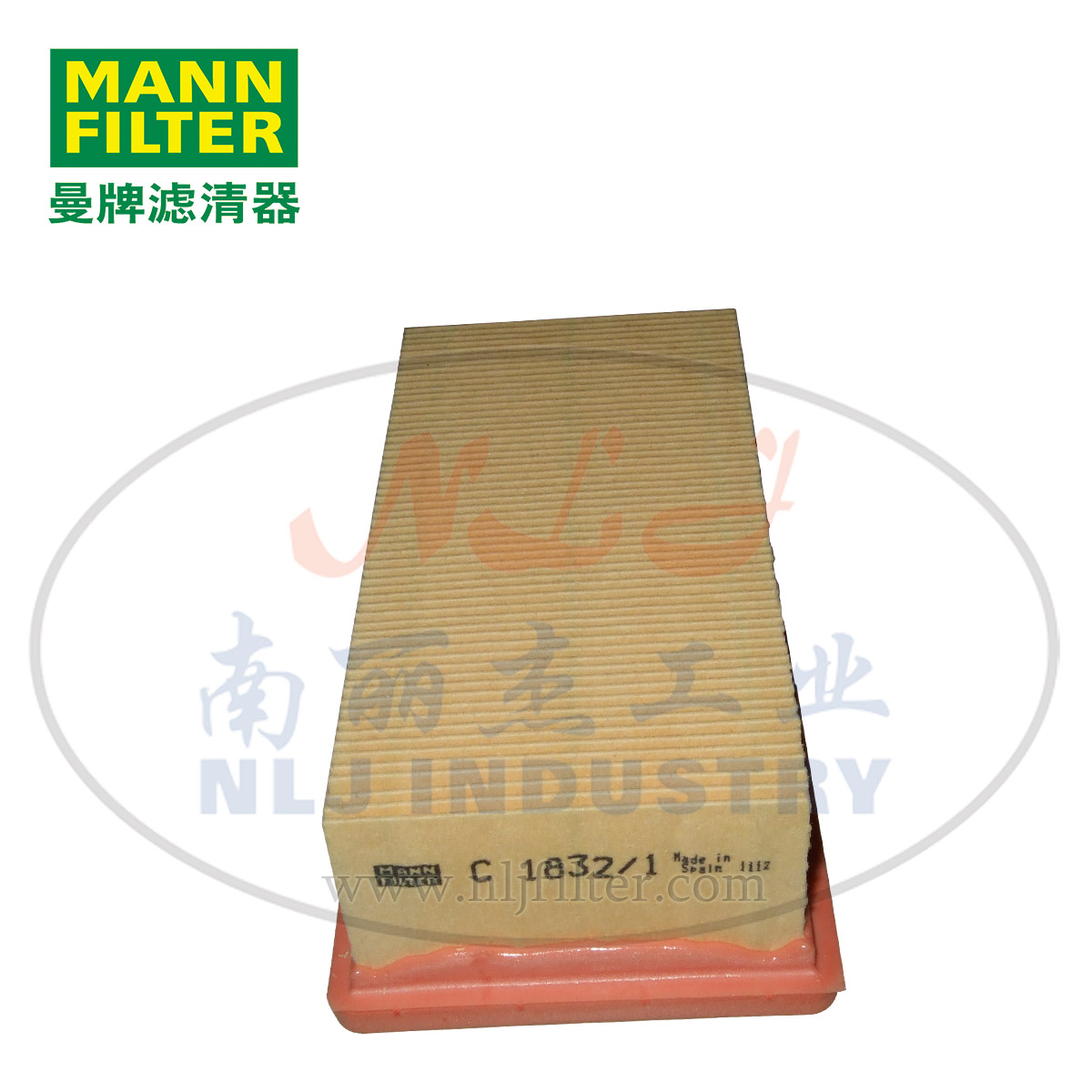 MANN-FILTER(曼牌濾清器)空濾C1832/1