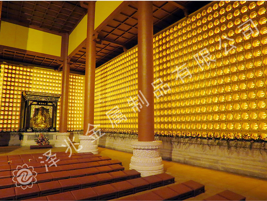 萬佛墻千佛塔長(zhǎng)明燈千佛墻小佛龕佛像琉璃佛佛山市澤兆金屬制品有限公司
