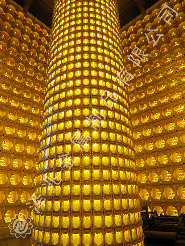 佛山市澤兆金屬制品有限公司萬佛墻長明燈小佛龕萬佛塔千佛墻琉璃佛