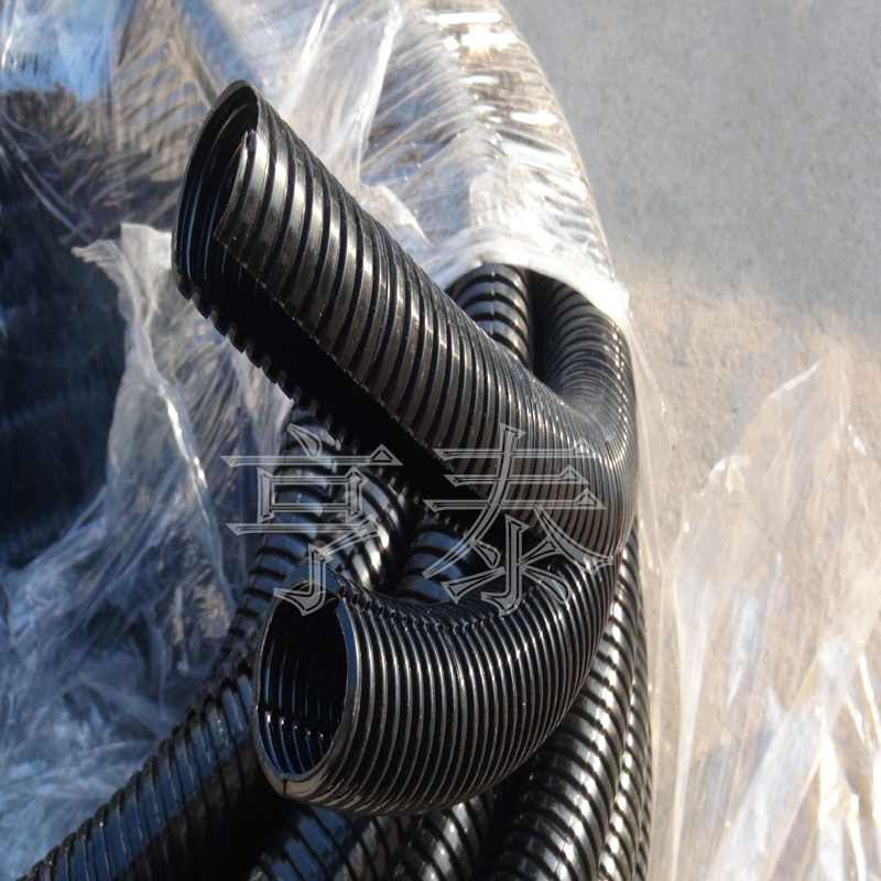 雙拼波紋管 廠家供應(yīng)尼龍軟管 雙開口波紋管 穿線電纜套管