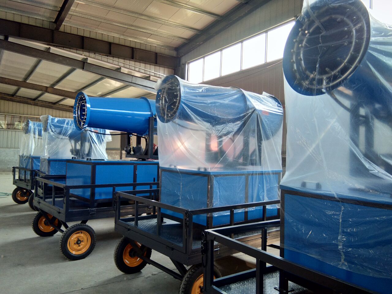 石料廠環(huán)保降塵霧炮機(jī) 風(fēng)送式噴霧機(jī)