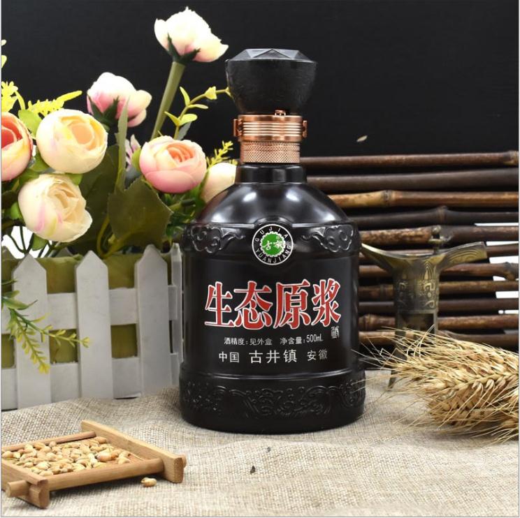 古井鎮(zhèn)原漿酒 古井鎮(zhèn)原漿酒16 古井鎮(zhèn)濃香型純糧生態(tài)原漿52度5  亳州市原漿批發(fā)廠家直銷白酒代加工