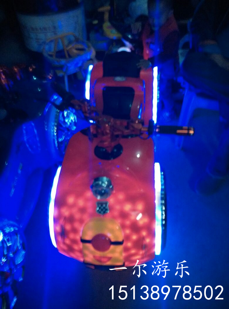 廣場新款太子摩托車電瓶車戶外樂園游樂電瓶車室內