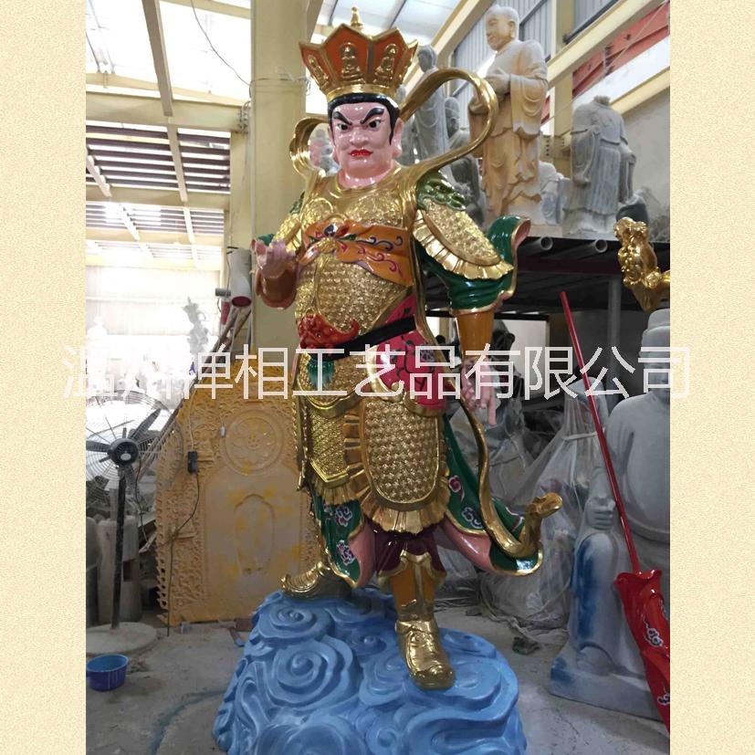 廠家直銷寺廟佛像，寺院木雕、銅雕四大天王佛像定做批發(fā) 木雕佛像