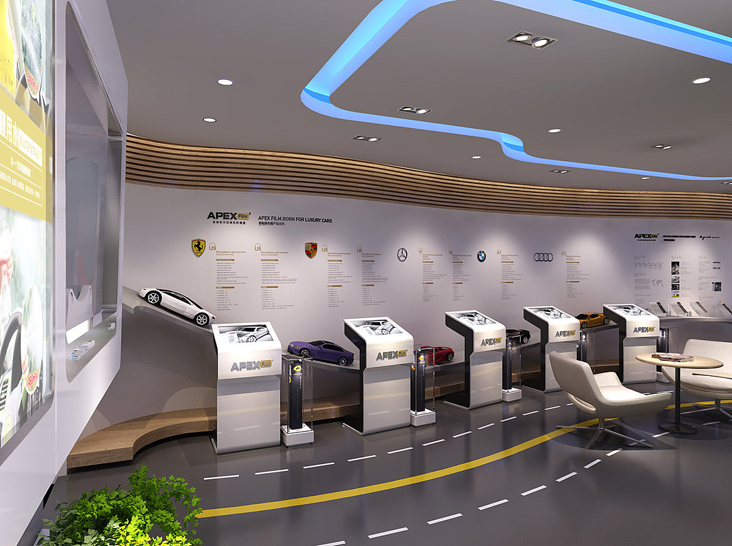合肥汽車展廳裝修，專業(yè)汽車4S店裝修設(shè)計注意事項