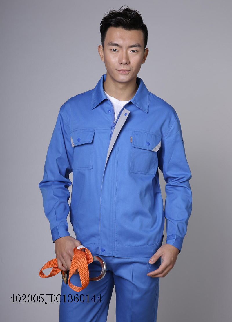 曲靖冬季長袖加厚滌棉車間廠服套裝