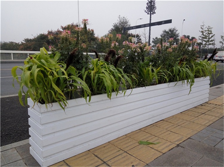 PVC花箱，道路花箱，市政花箱， 南陽(yáng)戶外花箱，南陽(yáng)木塑花箱廠家
