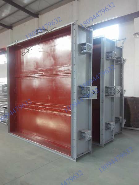 電動(dòng)三軸百葉窗擋板門(mén)