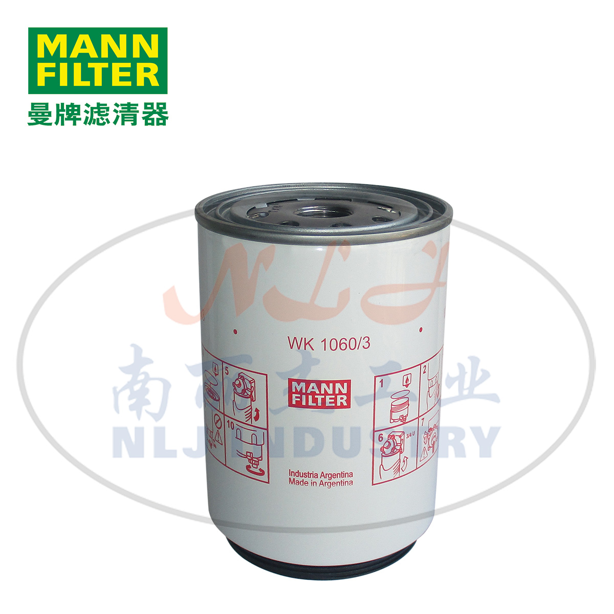 MANN-FILTER(曼牌濾清器)濾芯W(wǎng)K1060/3X