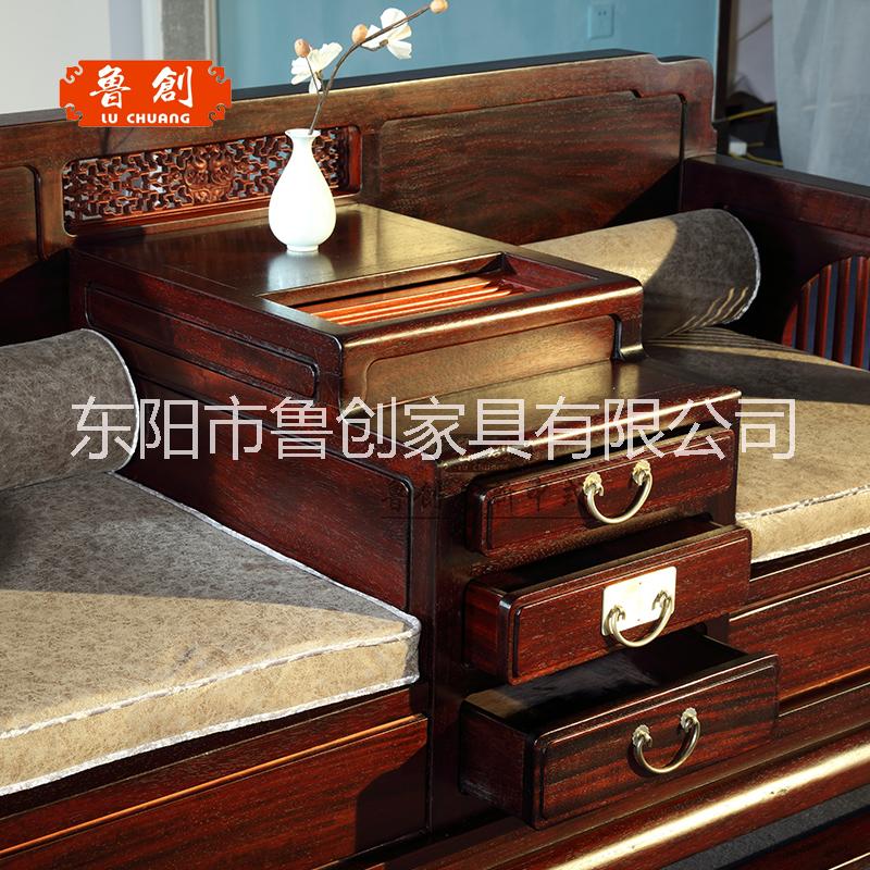 東陽市魯創(chuàng)紅木家具非洲紫檀夢江南沙發(fā)