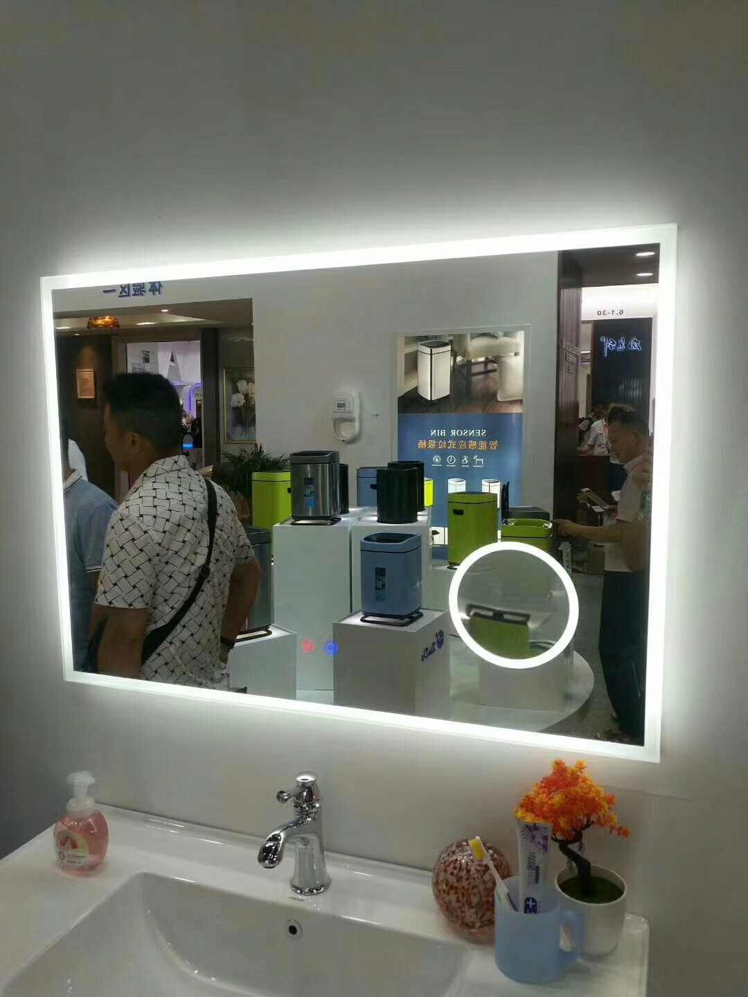 智能浴室led北歐浴室鏡 玄關鏡酒店衛(wèi)生間鏡子