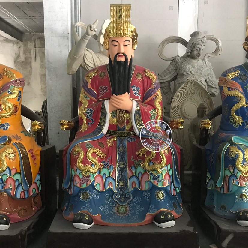 定制彩繪三官大帝批發(fā)，彩繪三官大帝廠家價格，彩繪三官大帝圖片