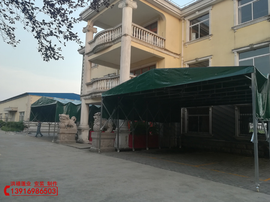上海推拉棚 上海伸縮雨棚（圖）上海工廠倉儲雨棚 上海推拉棚 上海伸縮雨棚