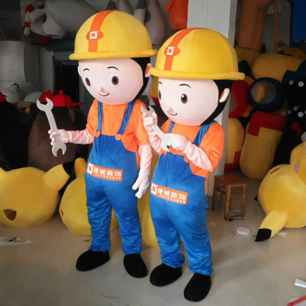 科尼消防員卡通人偶服裝訂做卡通服