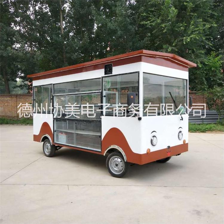 供應新款協(xié)美牌A10型多功能四輪早餐車內(nèi)飾帶各種小吃灶頭規(guī)格尺寸全可定做