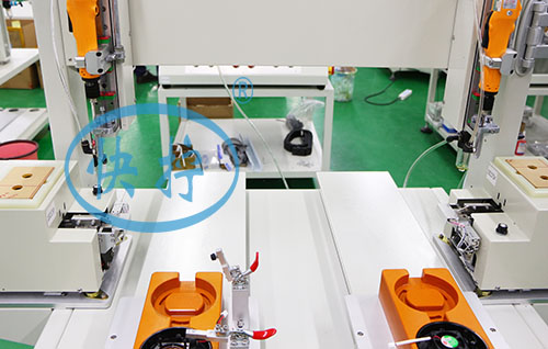 兗州市螺絲機廠家  電源適配器鎖螺絲機 便攜生產轉臺式螺絲設備