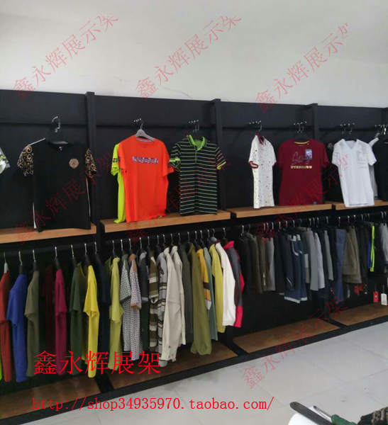 *休閑服裝架 品牌服裝架廠家直銷 新款服裝展架 專柜服裝架