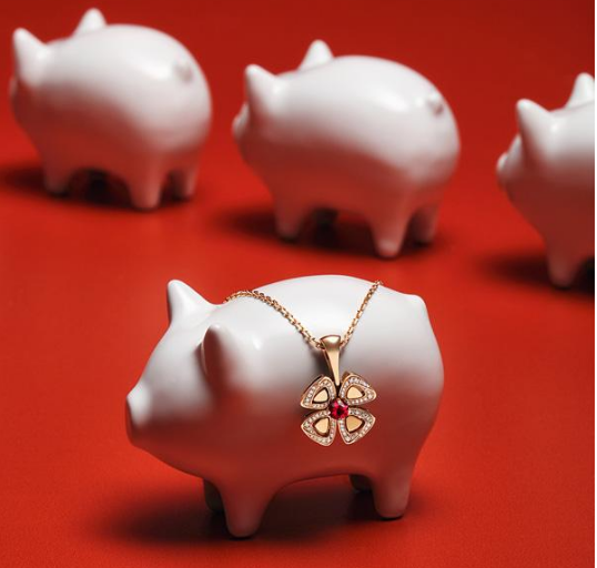 BVLGARI寶格麗彈簧項(xiàng)鏈吊墜