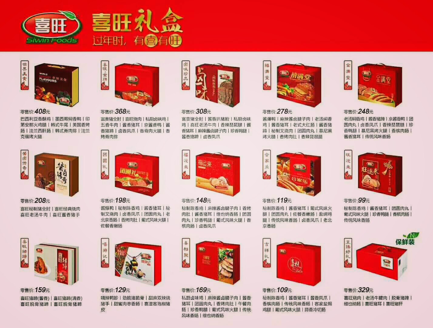 供應(yīng)春節(jié)新年公司員工福利批發(fā)團(tuán)購(gòu)，波尼亞、喜旺肉食禮盒，魯花、胡姬花 春節(jié)公司員工福利批發(fā)團(tuán)購(gòu)喜旺肉食