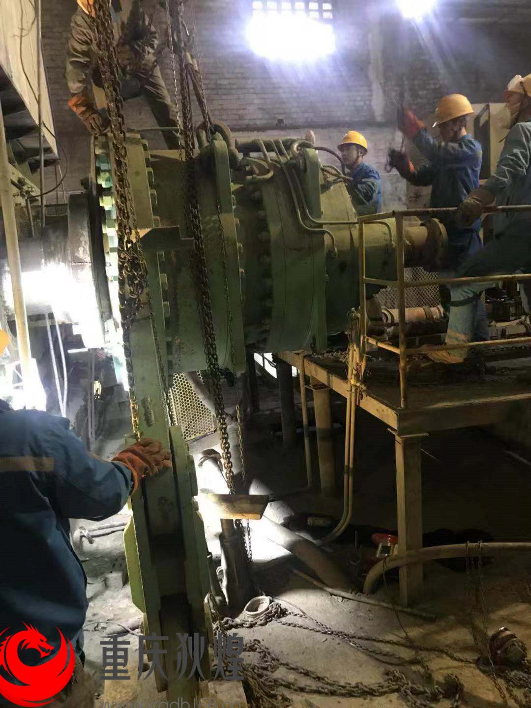 輥壓機(jī)軸磨損修復(fù)