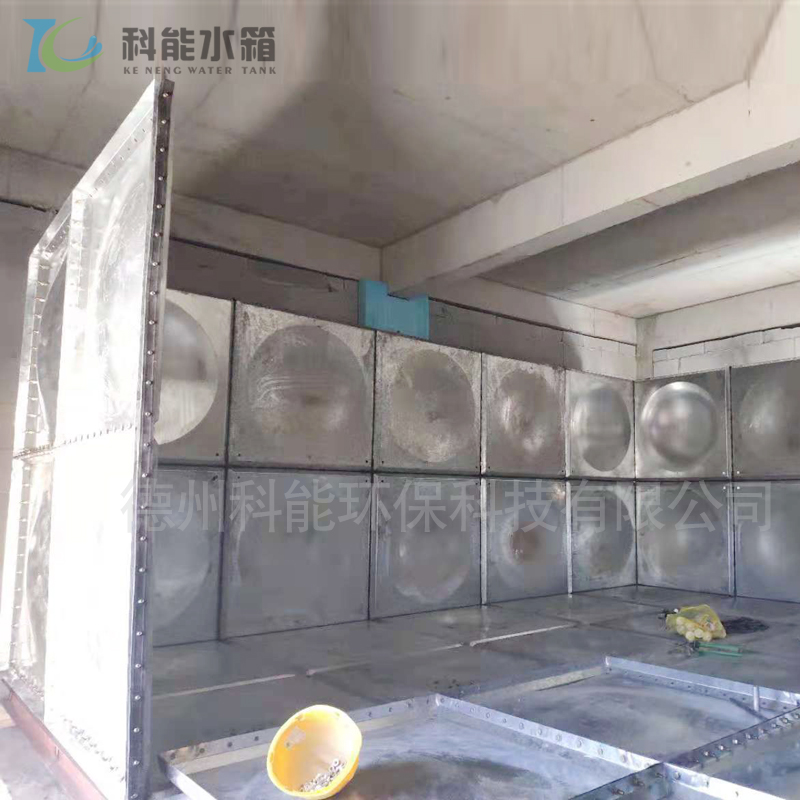 裝配式鍍鋅鋼板水箱 消防蓄水箱 Q235鋼板拼裝水箱