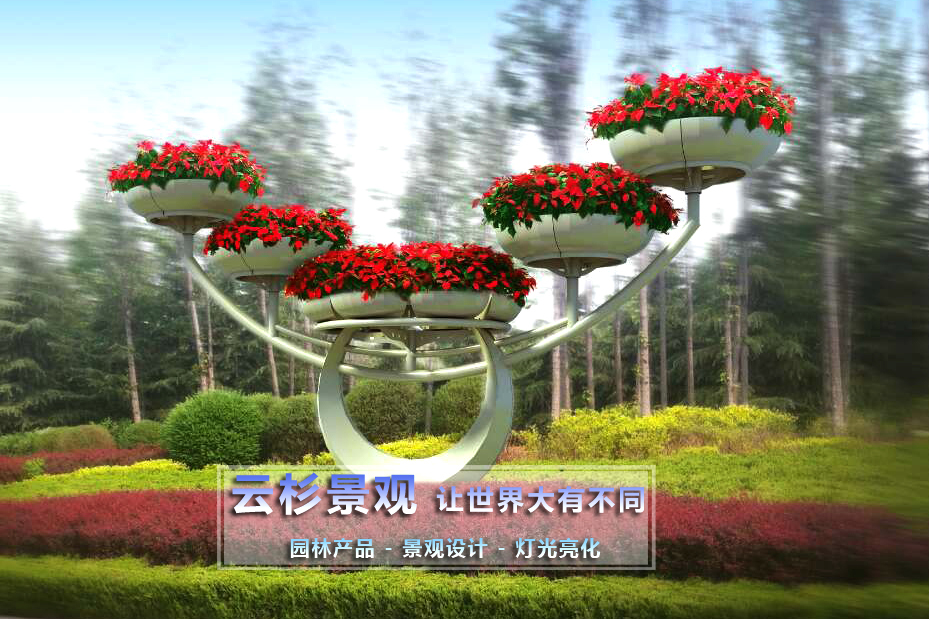 獻禮 2019年新品造型藝術花架 云杉景觀立體花架 園林景觀小品