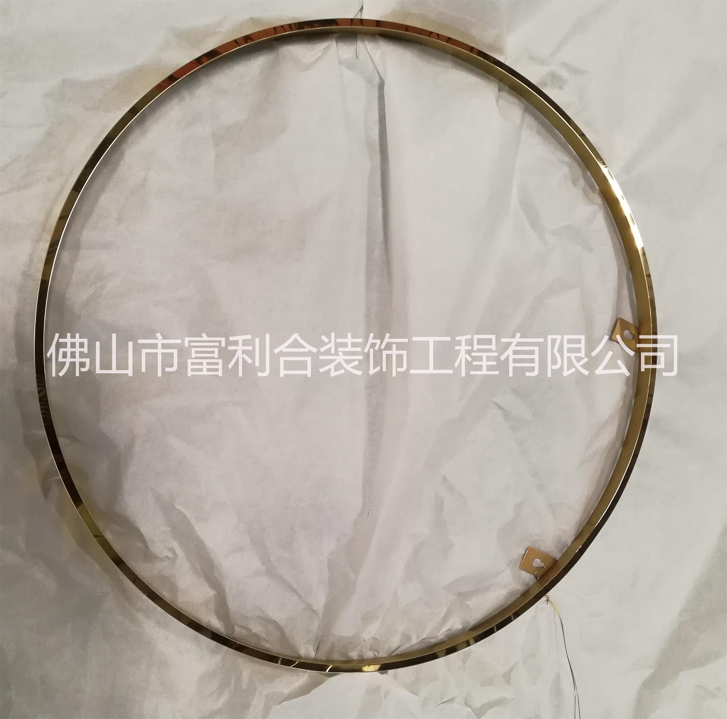 不銹鋼鏡框定做廠家 圓形不銹鋼框報價