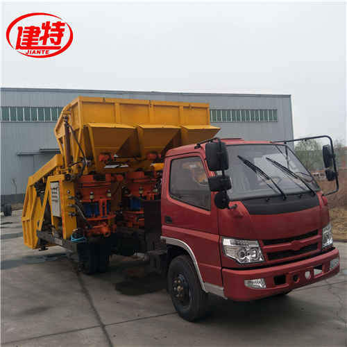 建特重工丨自動(dòng)上料噴漿車- 混凝土噴漿車丶一拖三雙斗