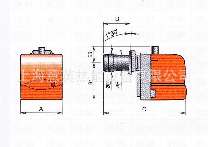 百得代理商  BTG 6單段/兩 百得BTG燃氣燃燒器 百得BTG6八萬大卡燃氣燃燒器