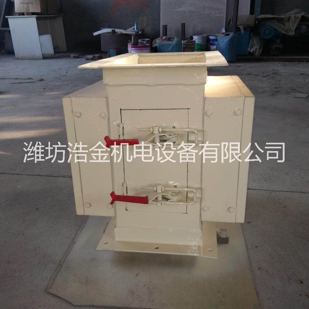 供應(yīng)RCYF-100管道式永磁除鐵器 手動除鐵器 濰坊浩金