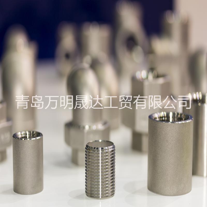 山東304薄壁不銹鋼管件供應商， 90度外絲外螺紋彎頭廠家報價