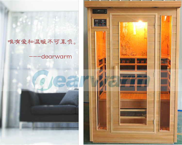 德爾沃家用汗蒸房 桑拿房 遠紅外線光波房雙人汗蒸箱熏蒸機特價 德爾沃家用雙人遠紅外桑拿房汗蒸房