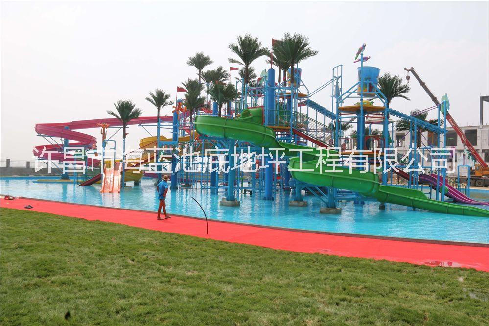 游樂(lè)園刷漆工程  水上樂(lè)園油漆造價(jià) 水上樂(lè)園環(huán)保漆多少錢一平方 許昌海藍(lán)池底地坪*漆